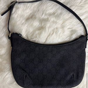 Gucci Pochette Hobo Vintage Canvas